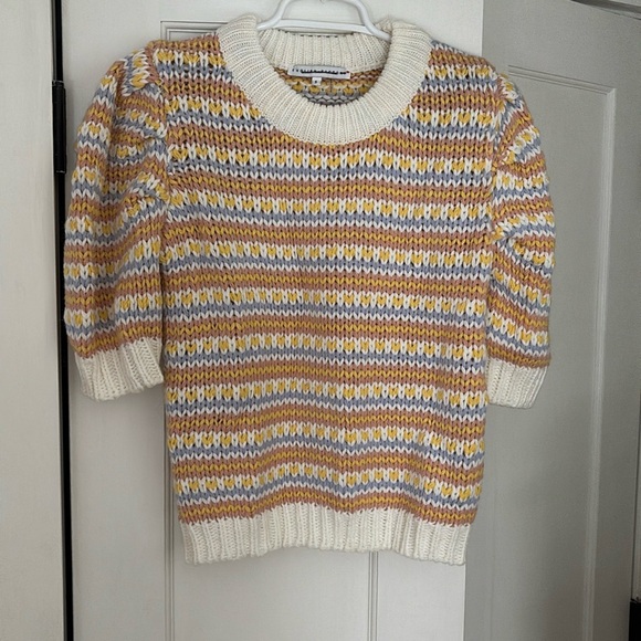 English Factory Tops - English Factory < short sleeve sweater